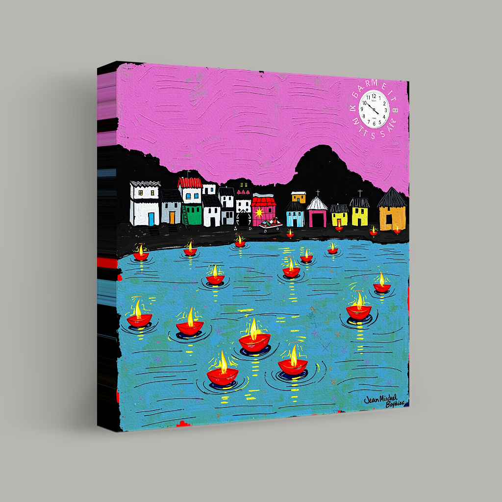 Village Reflections at Twilight view 1