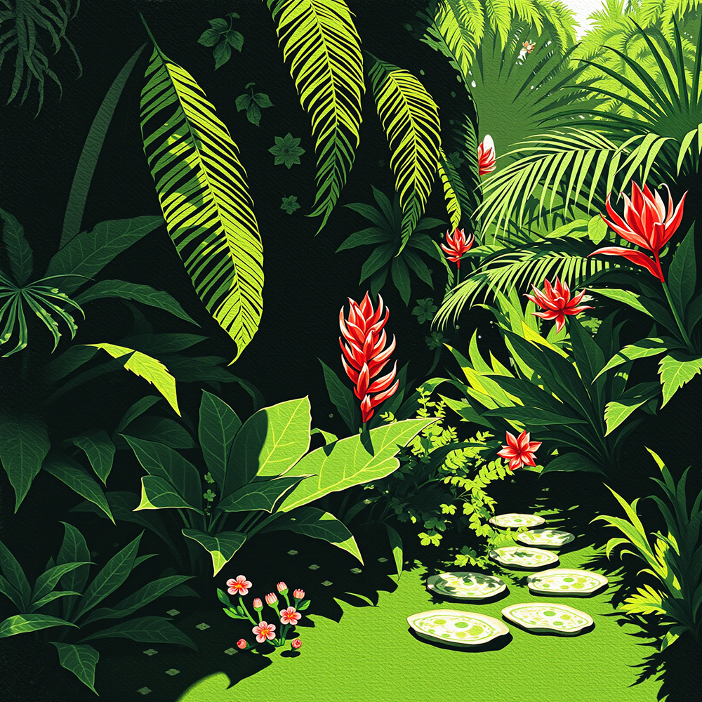 Pathway Through Verdant Dreams view 2