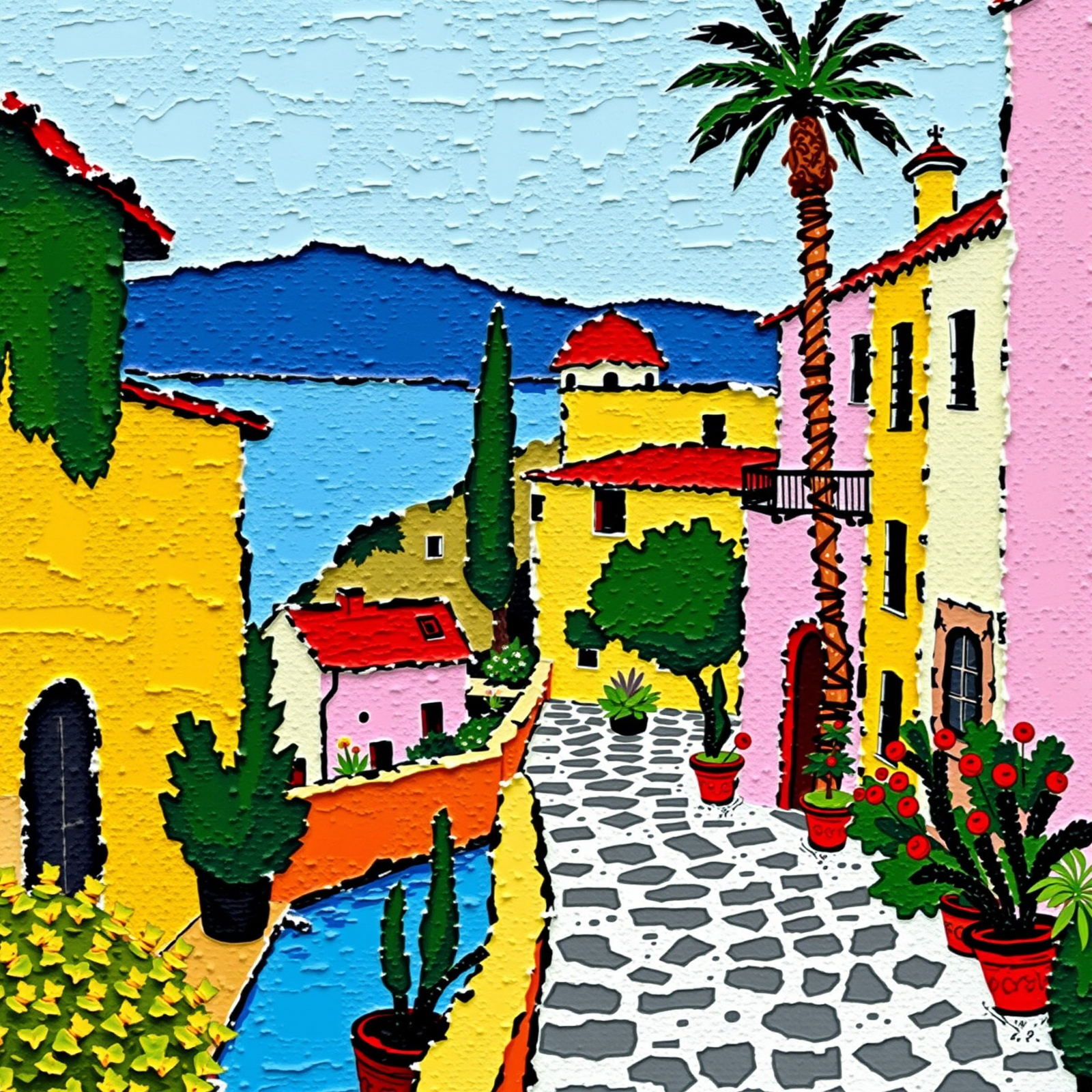 Pathway to the Mediterranean view 2