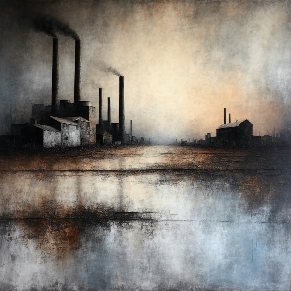 Echoes of Industry at Dusk view 2
