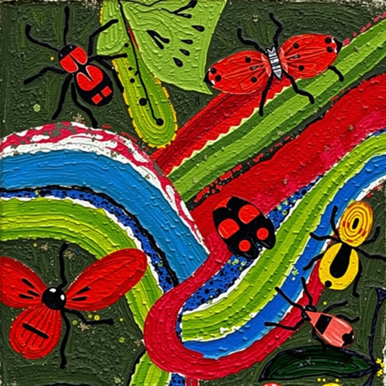 Dance of the Colorful Insects view 2