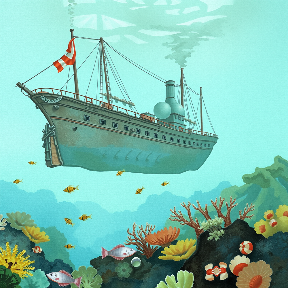 Voyage Through Azure Depths view 2