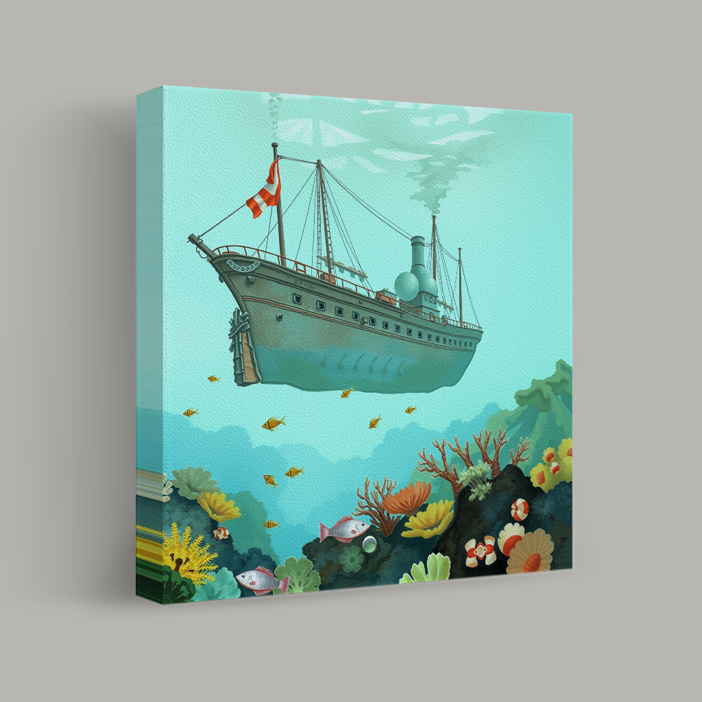 Voyage Through Azure Depths view 1