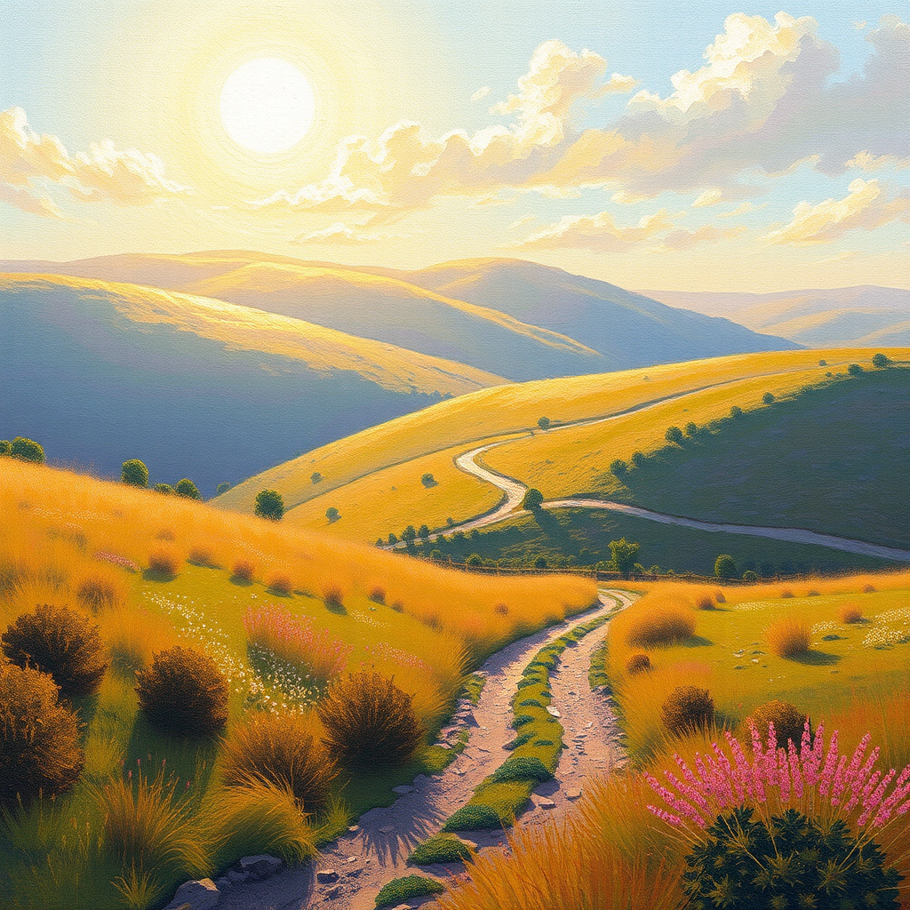 Golden Pathway to Horizon view 2