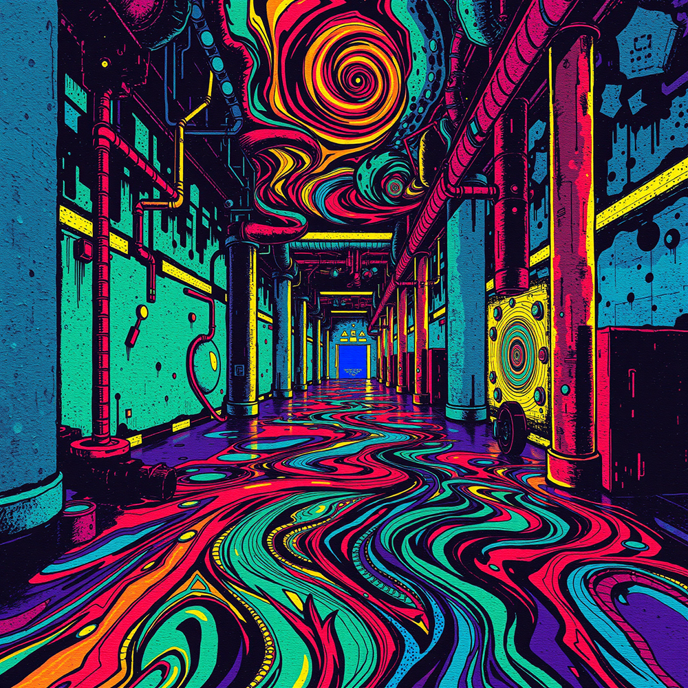 Vortex of the Technicolor Corridor view 2