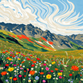 Alpine Bloom Canvas thumbnail 2