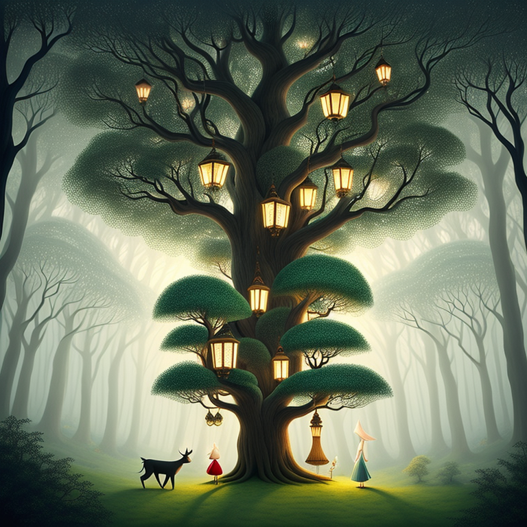 Lanterns of the Enchanted Glade view 2