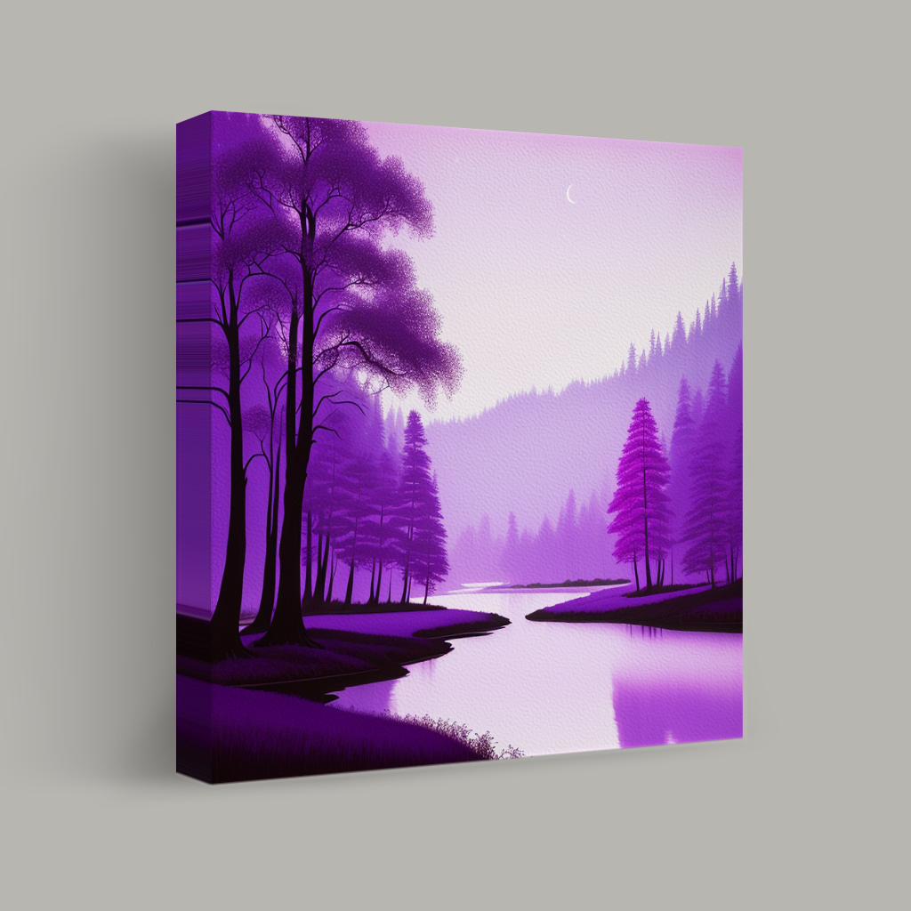 Twilight in Lavender Grove view 1