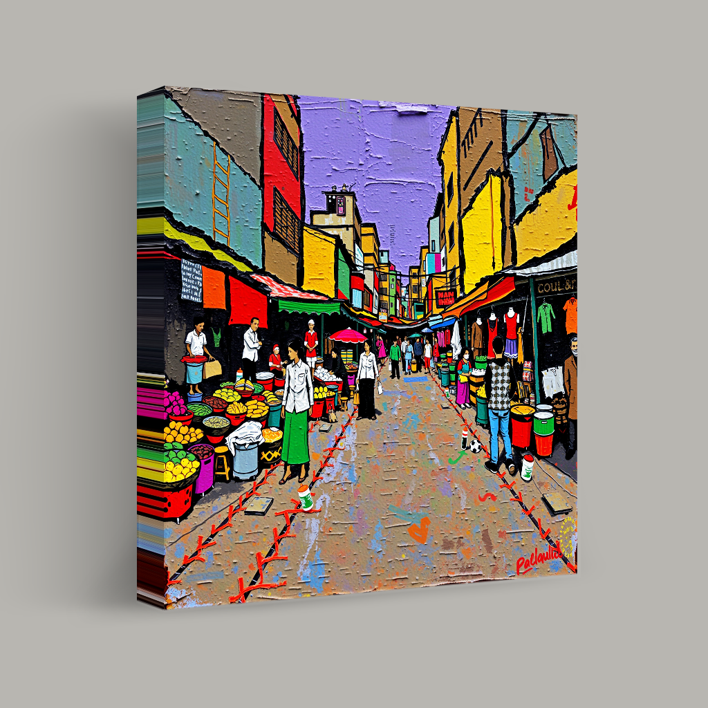 Vibrant Market Street view 1