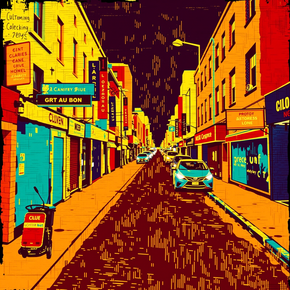 Neon Streets and Silent Echoes view 2