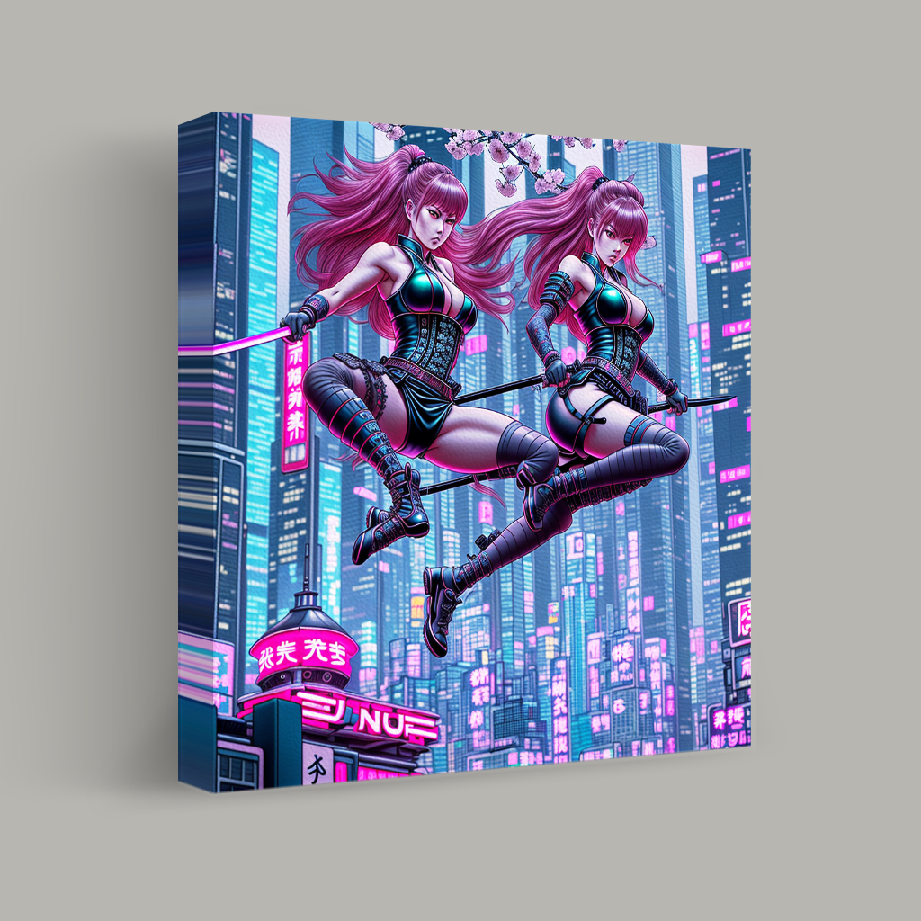 Neon Warriors of the Sky view 1