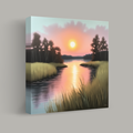 Sunset Over Tranquil Waters thumbnail 1