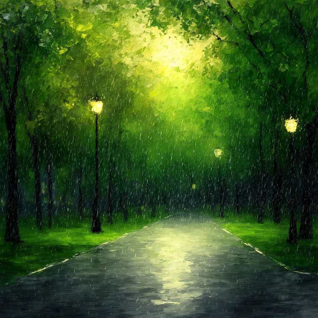 Rainy Evening Glow view 2