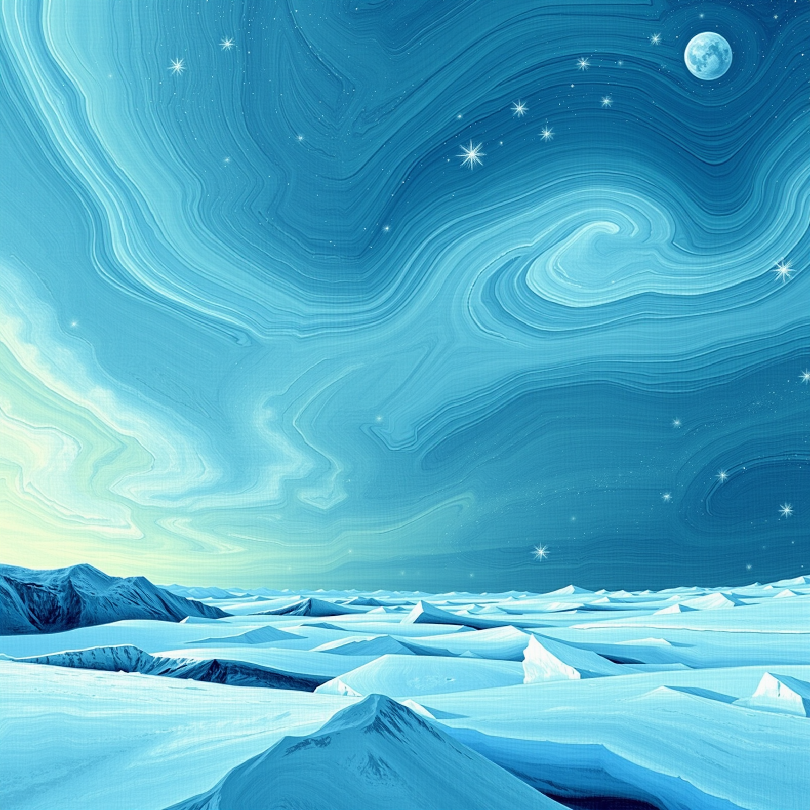Arctic Dreams Under a Starry Sky view 2