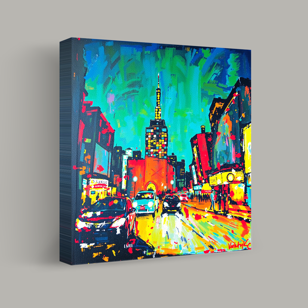 Neon Streets at Twilight view 1