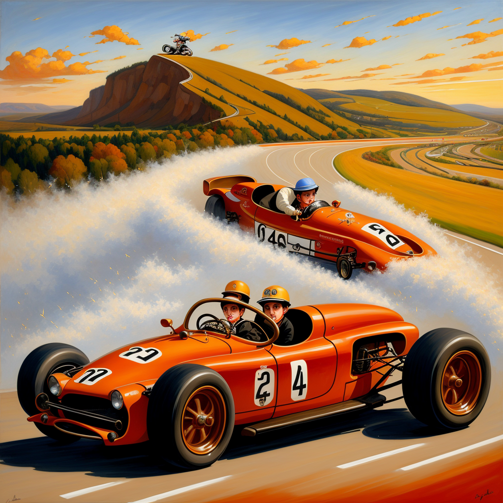 Racing Into the Horizon view 2