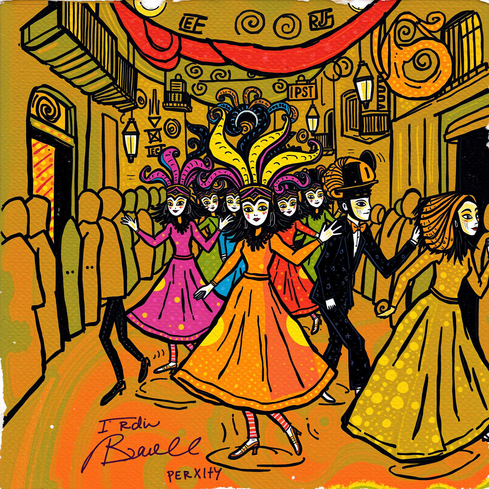 Masquerade Revelry view 2