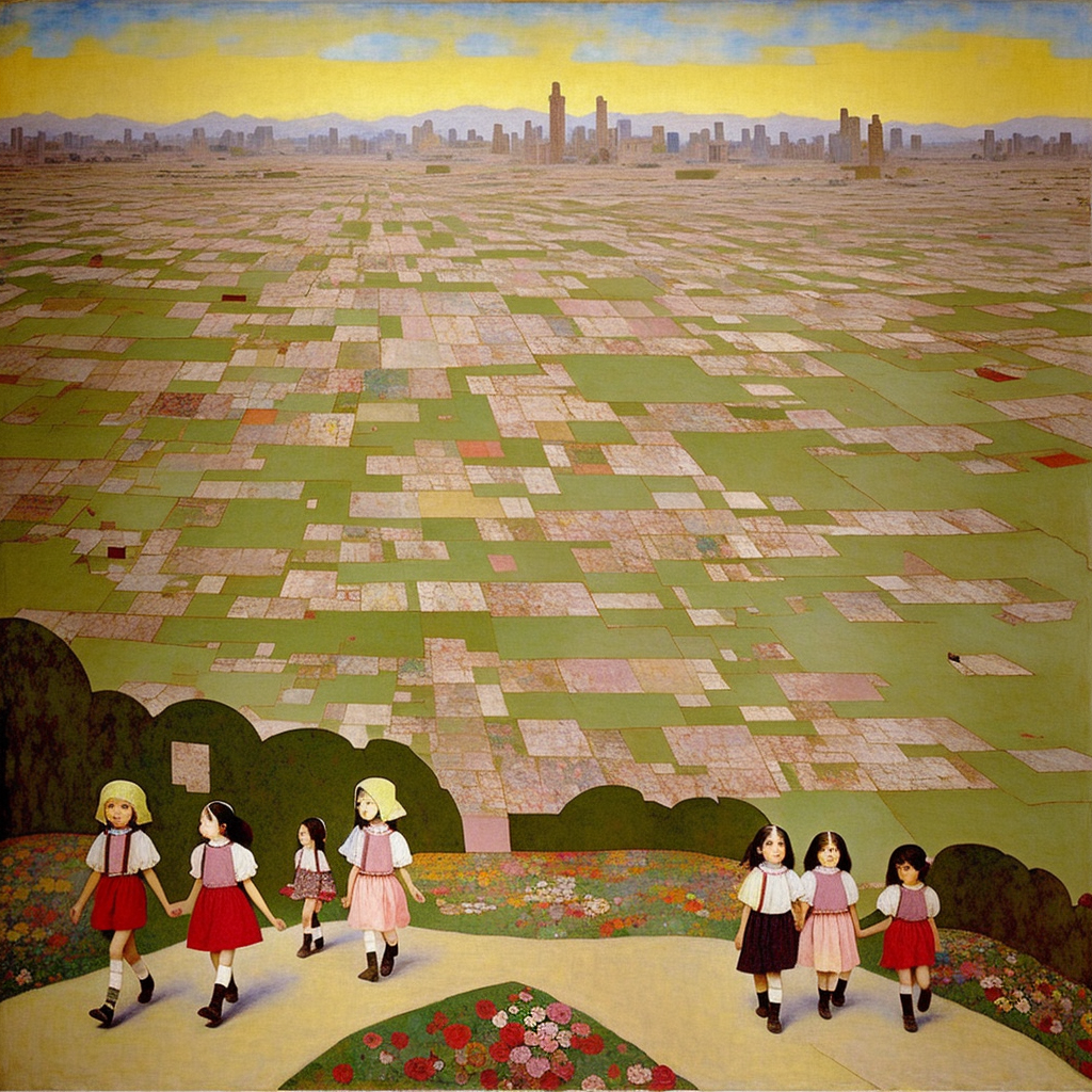 Wandering in Patchwork Fields view 2