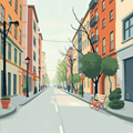 Tranquil Urban Morning thumbnail 2