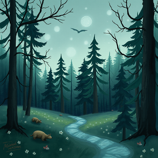 Enchanted Woodland Pathway