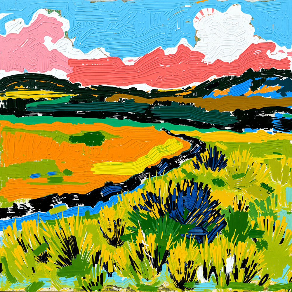Brushstrokes in Bloom view 2