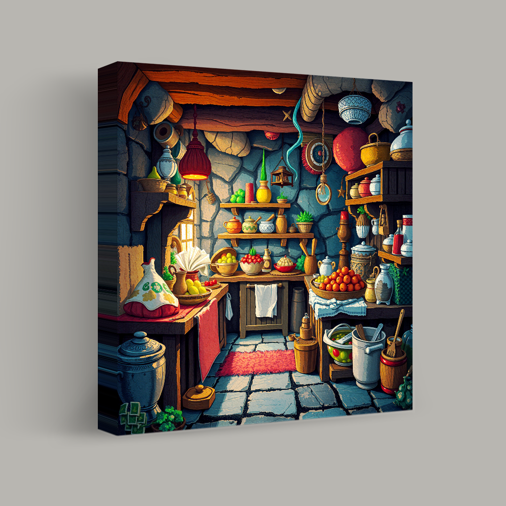 Rustic Pantry Storage view 1