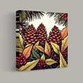 Vibrant Pine Cones and Foliage thumbnail 1