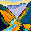 Colorful Passage Through the Peaks thumbnail 2