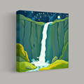 Cascade Beneath Celestial Skies thumbnail 1