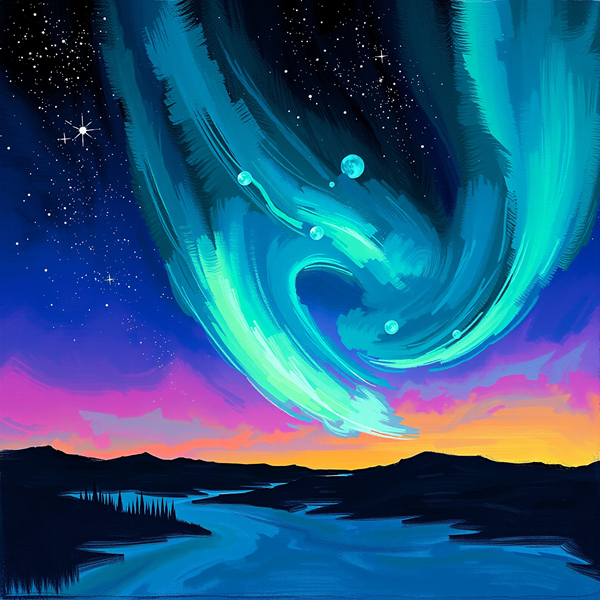 Celestial Dance of the Aurora