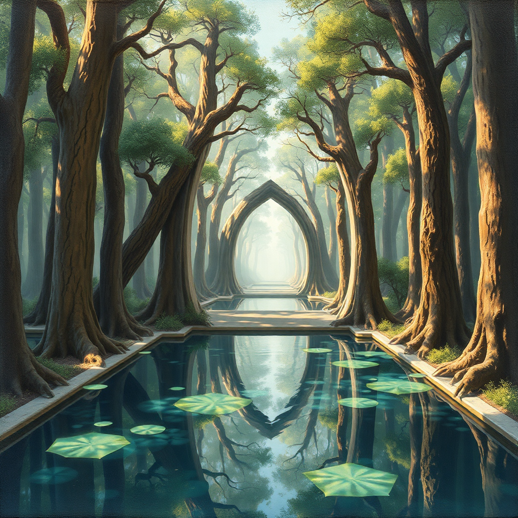 Passage Through the Whispering Trees view 2