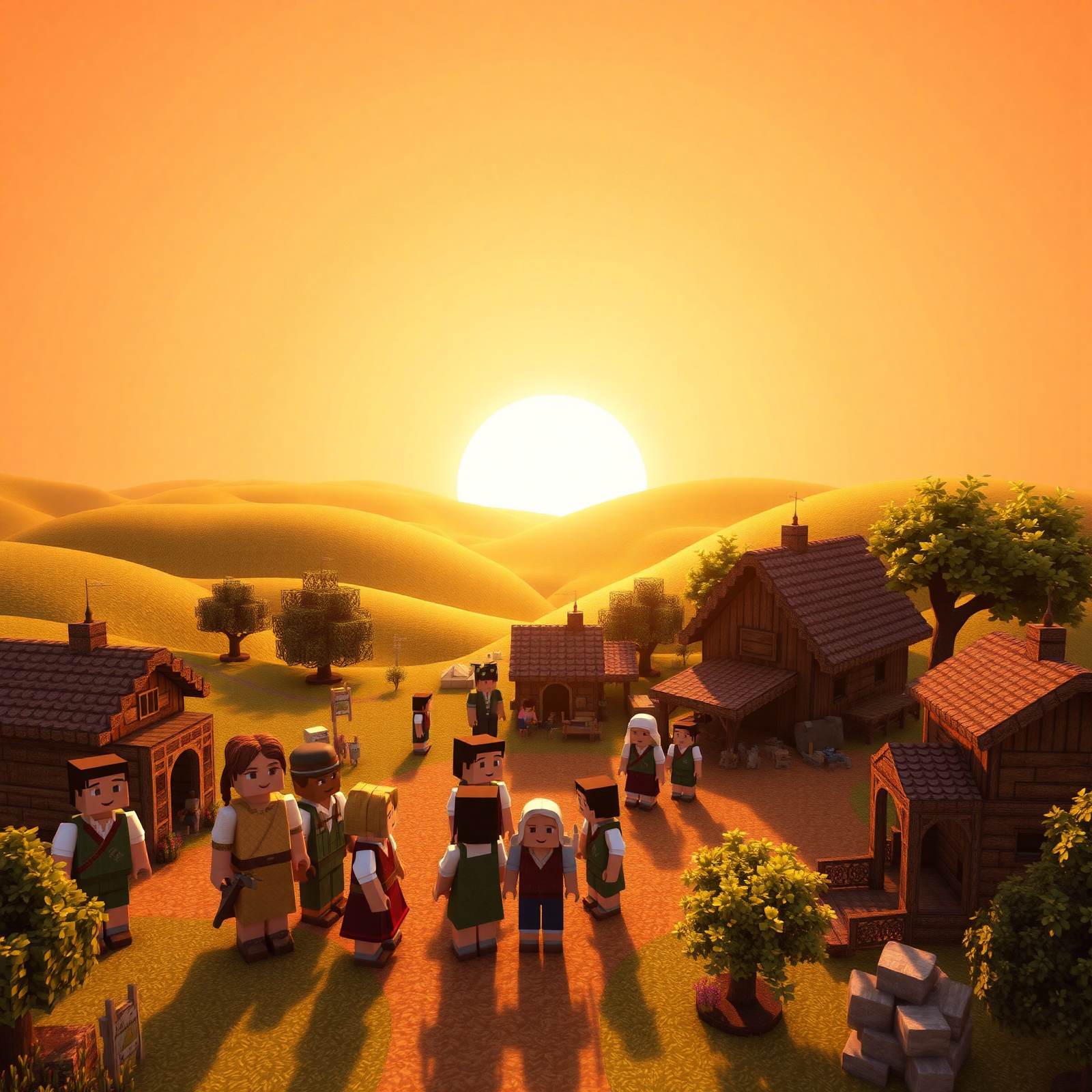 Gathering at Dusk view 2