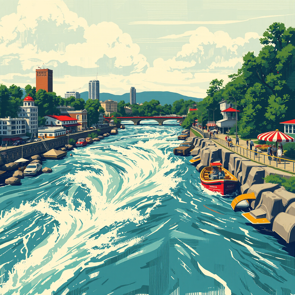 Riverfront Whirl view 2