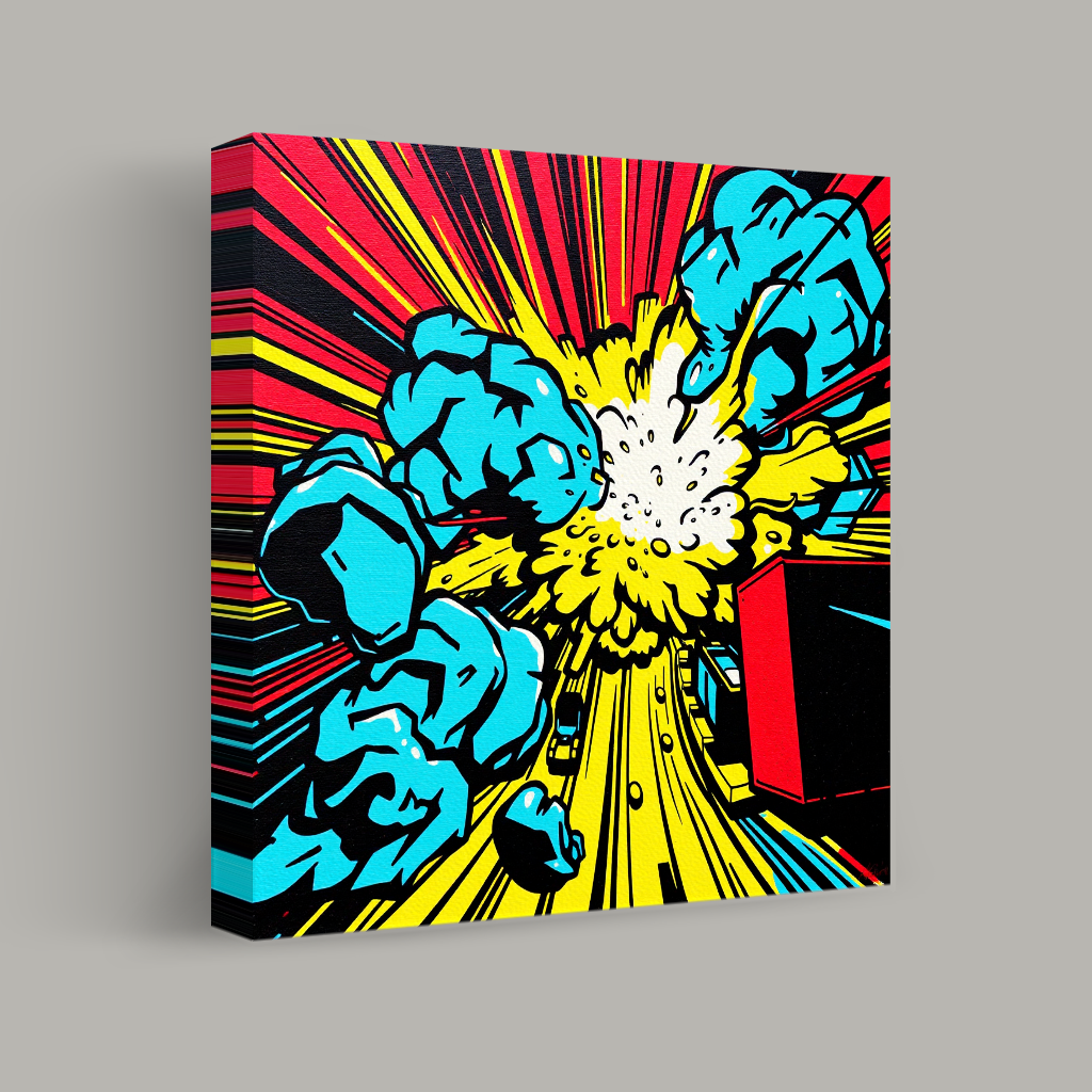 Power Burst in Pop Art view 1