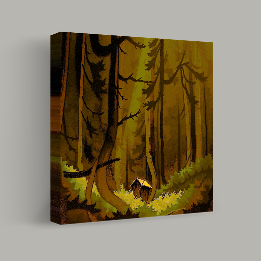 Enigmatic Glow in the Forest view 1