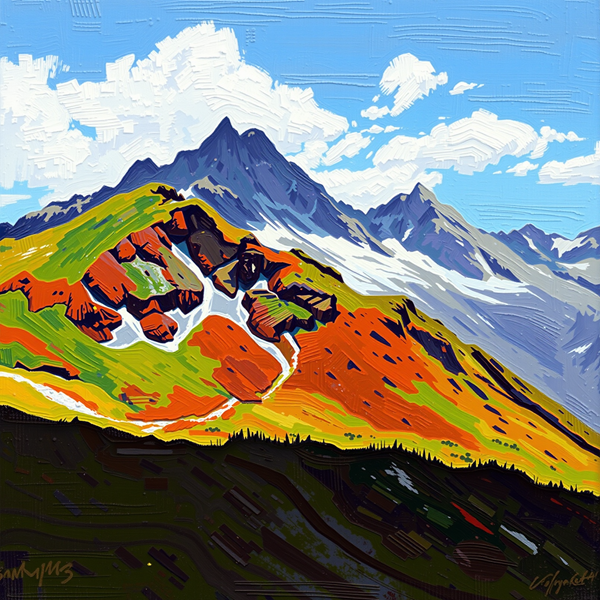 Echoes of the Alpine Range