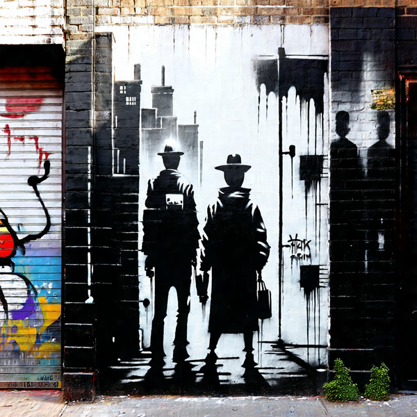 Shadows of the Urban Canvas