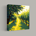 Pathway Through the Sunlit Orchard thumbnail 1
