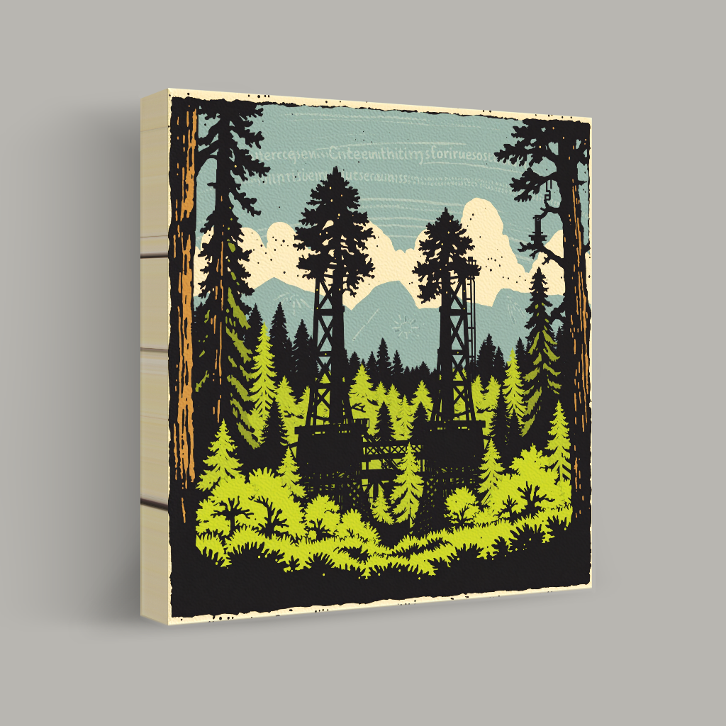 Forest Oil Rigs view 1