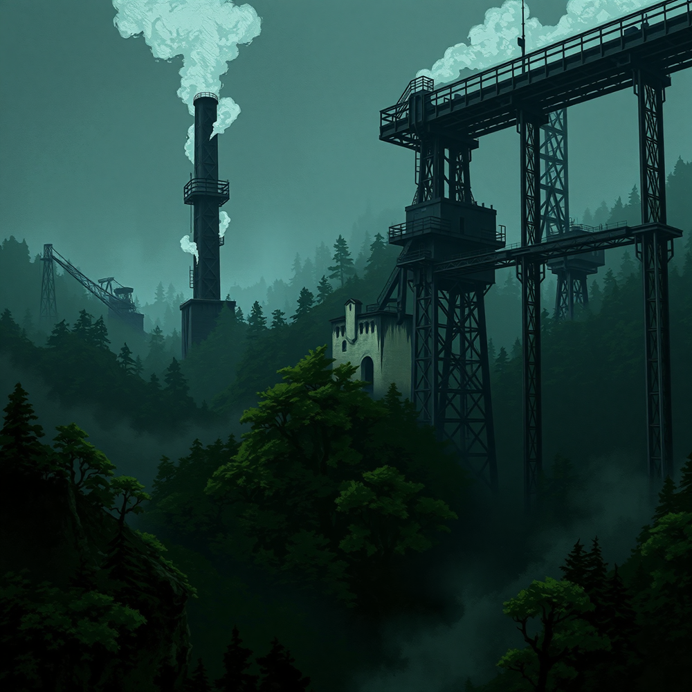 Whispers of Industry in the Forest view 2