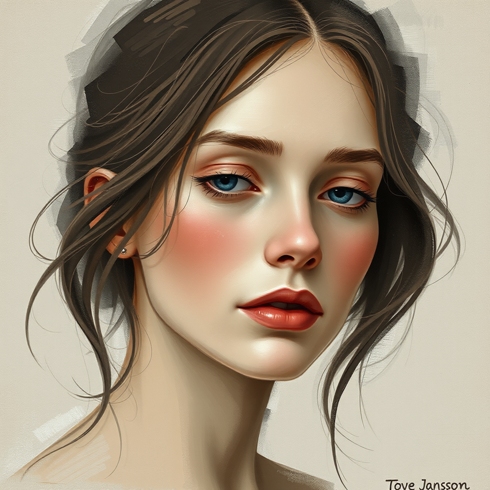 Portrait of Serene Elegance view 2