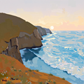 Sunlit Coastal Serenity thumbnail 2