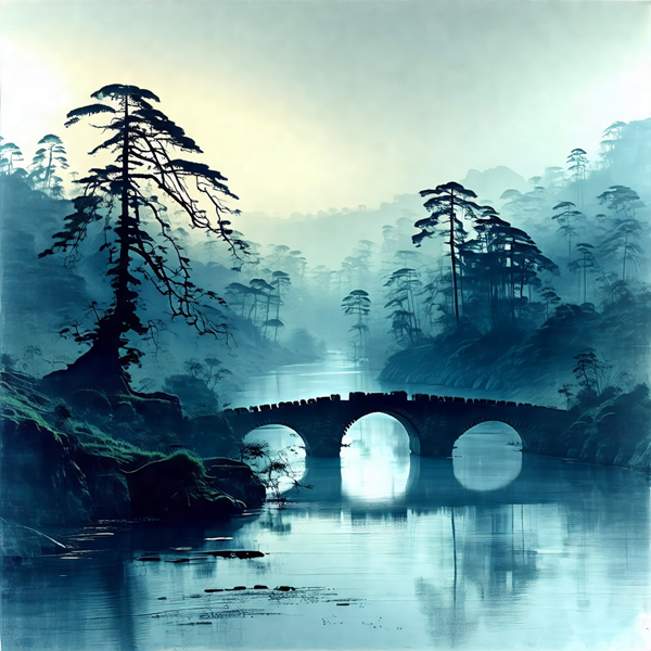 Whispering Pines at Dawn