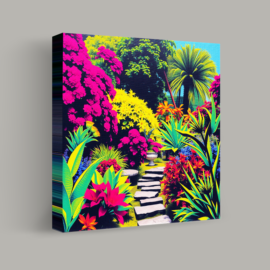 Vibrant Oasis Pathway view 1