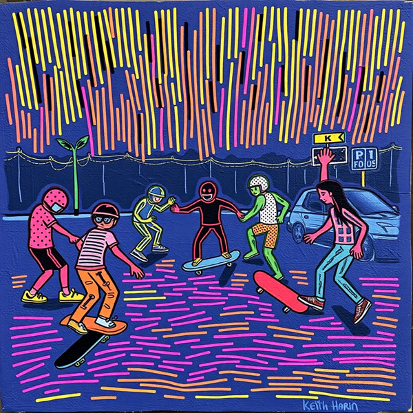 Skateboard Nights and Neon Lights
