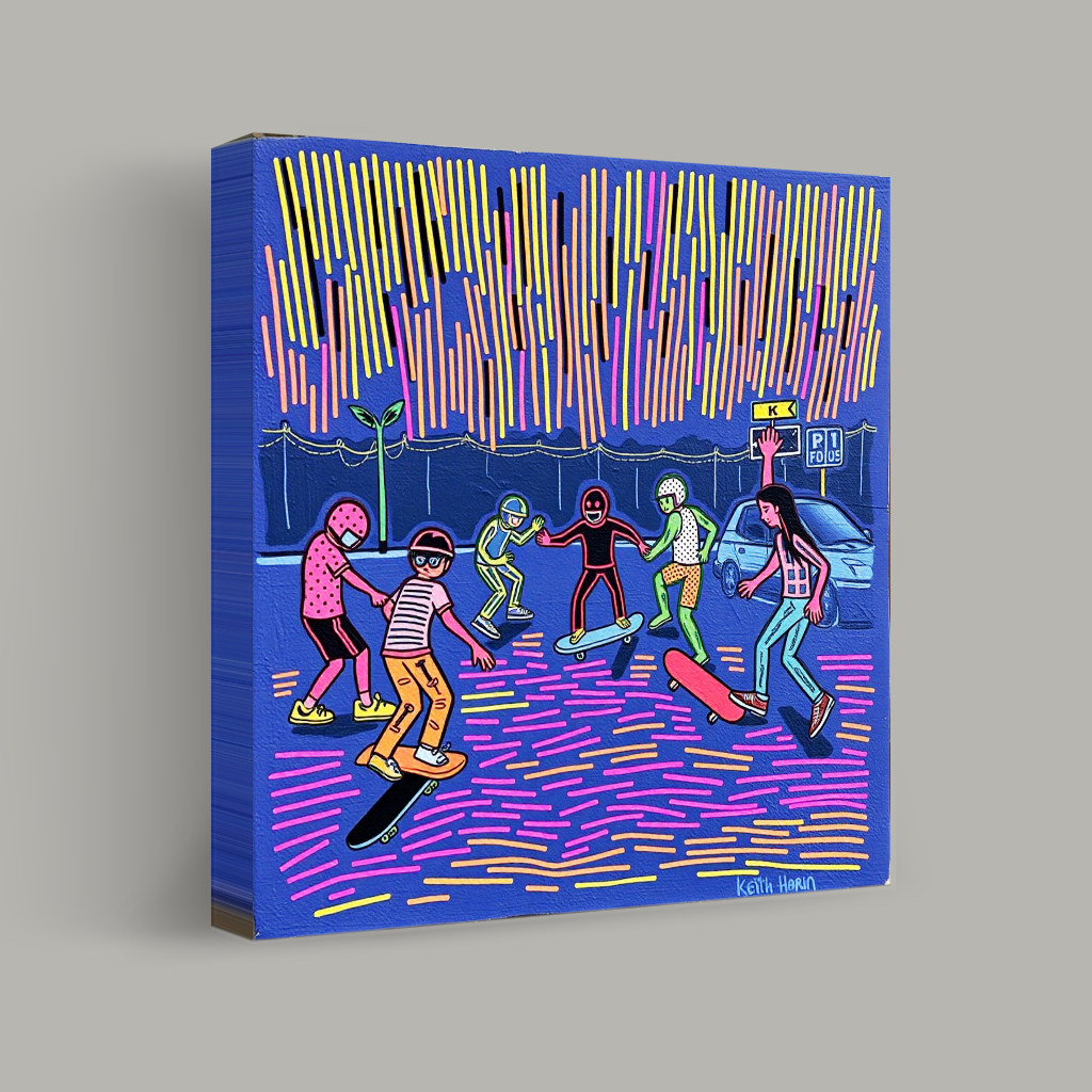 Skateboard Nights and Neon Lights view 1