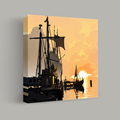 Harbor at Sunset thumbnail 1