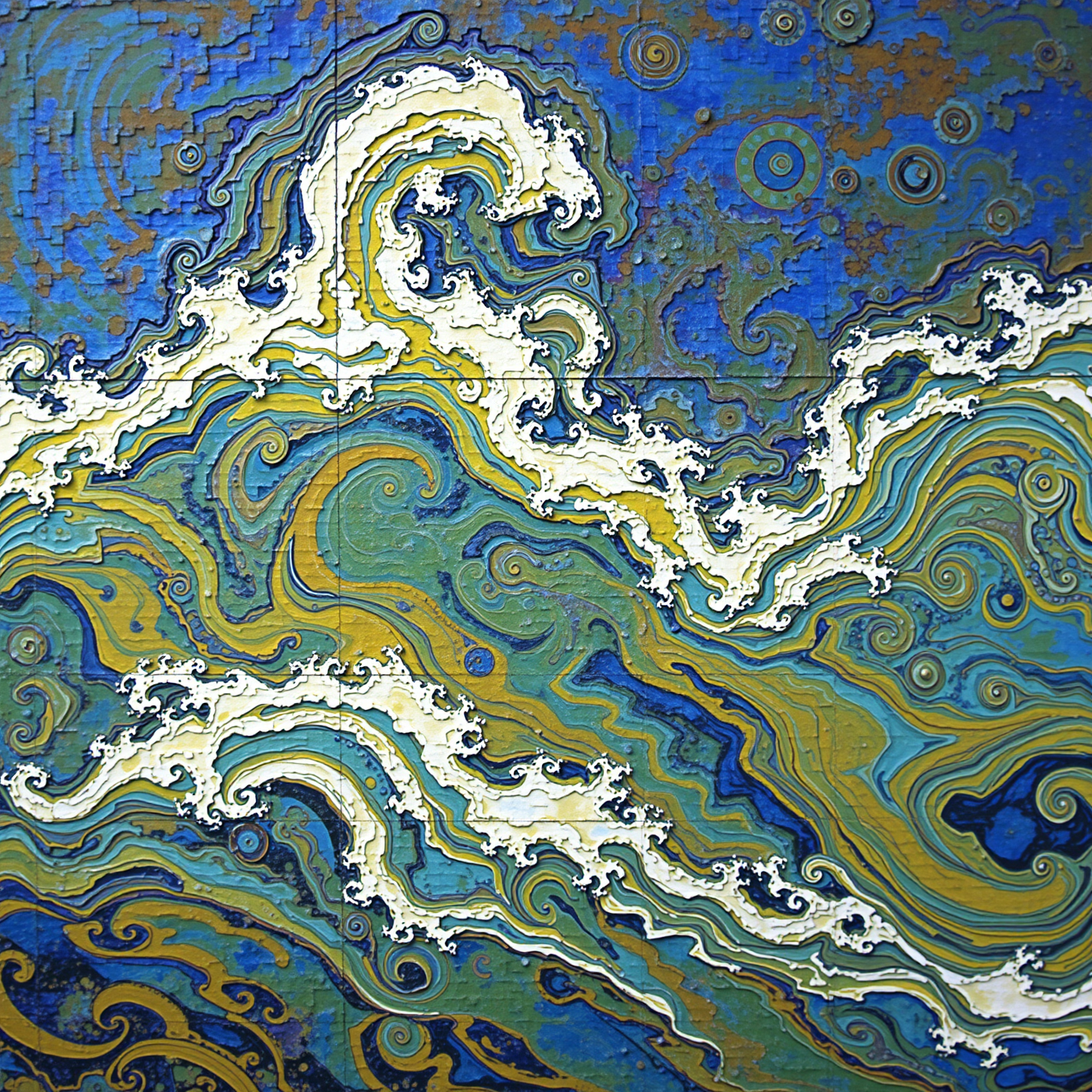 Swirling Ocean Waves view 2