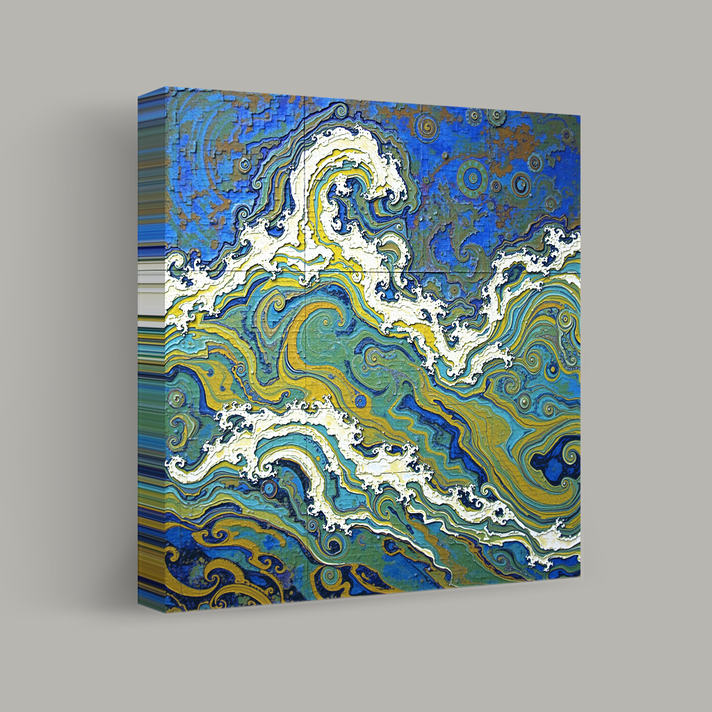 Swirling Ocean Waves view 1