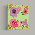 Floral Collage on Light Green thumbnail 1